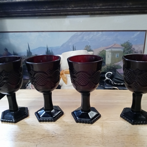 🏫 4 AVON 1876 CAPE COD GLASS🍹🏤 - Picture 11 of 11